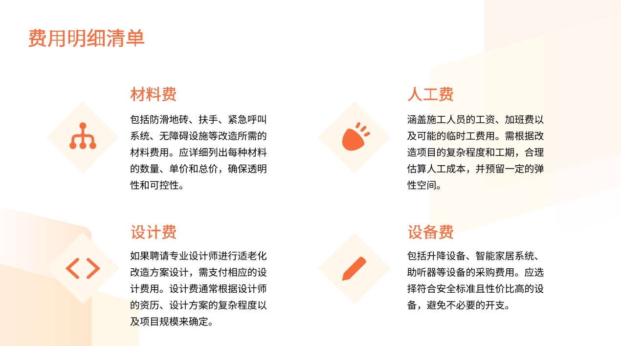 适老化改造费用